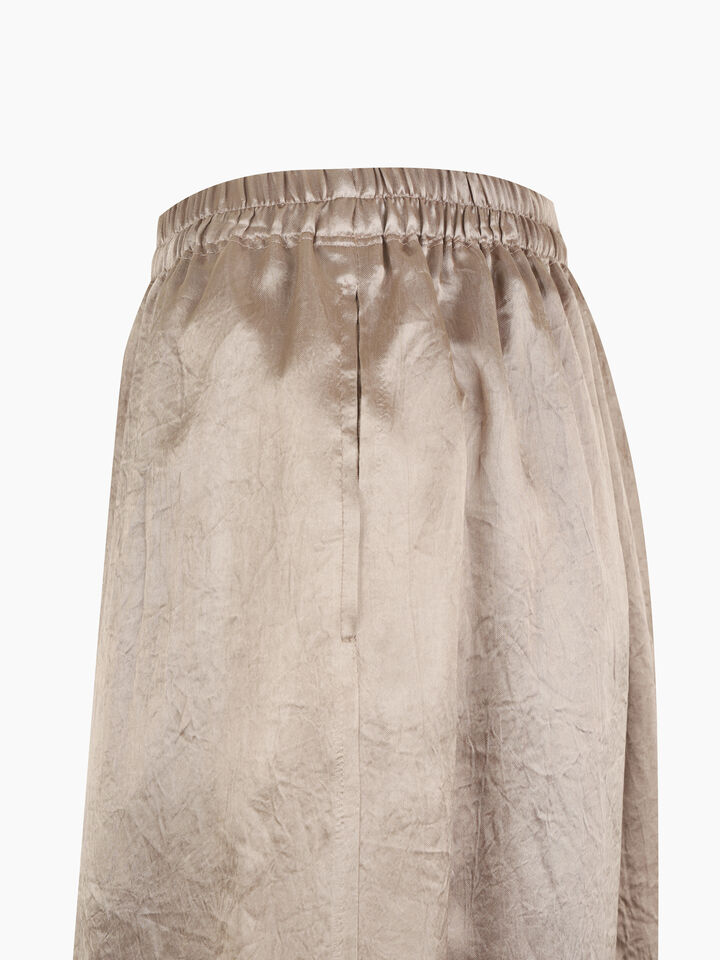 Beige midi skirt - null - Beige | Sisley K image number 3